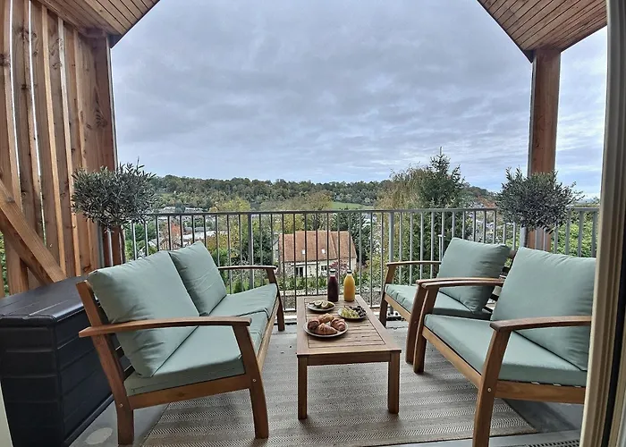 Lumineux, Neuf T2, Balcon, Vue Imprenable, Parking דירה *