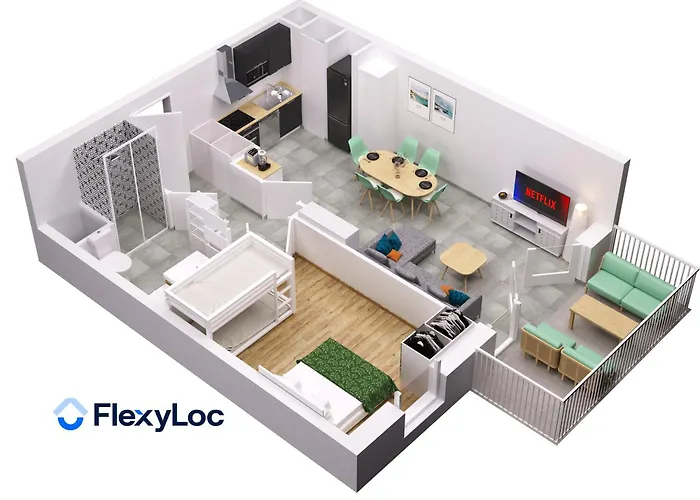 Lumineux, Neuf T2, Balcon, Vue Imprenable, Parking